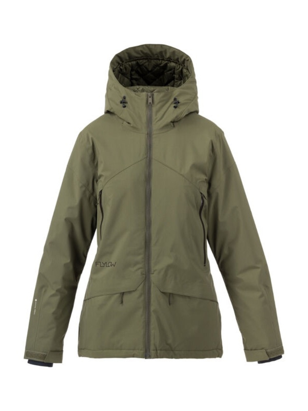 Flylow Sarah Insulated Jacket — Olive Ski Coat — Women's Size L 🏔️